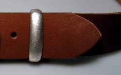 Metal belt loop -  in use on a belt