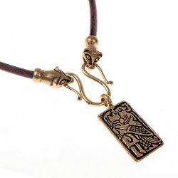 Collier mit Anhnger aus Bronze