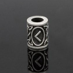 Rune beard bead Kenaz