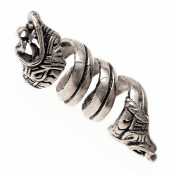 Hair bead Hedeby - silver plated