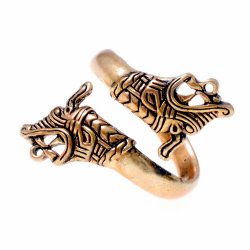 Viking finger ring Hedeby - bronze