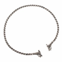 Viking torque - silver plated