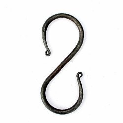 Hand-forged medieval S-Hook