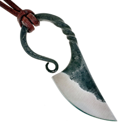 Hand-forged finger knife