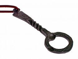 Hand forged bottle opener