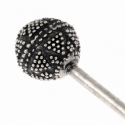 Medieval pin with ball head - detail