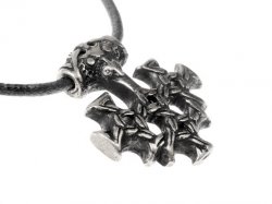 Hiddensee cross pendant - silver