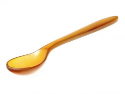 Small salt spoon of horn