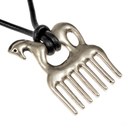 Celtic horse comb replica with cord