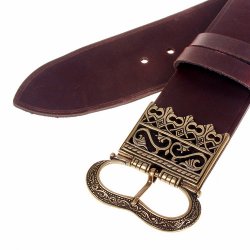 Medieval Houpelande Leather Belt