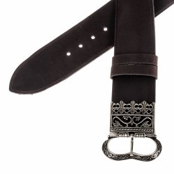 Medieval Houpelande Leather Belt 
