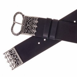 Medieval Houpelande Leather Belt