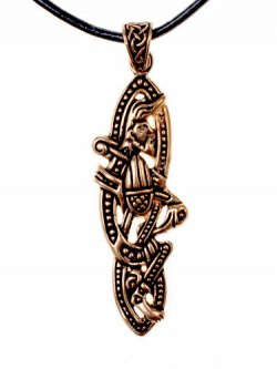 Iro-Celtic pendant - bronze