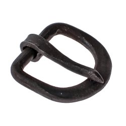 Hand forged Medieval iron buckle