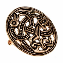 Viking disc fibula in Jelling-Style