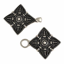 Kievan Rus caftan clasp - silver