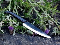 Celtic knife in nature
