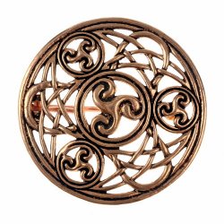 Iro Celtic Brooch - bronze