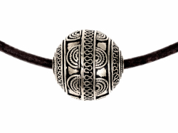 Wikinger-Lederkette - schwarz