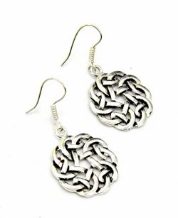 Celtic earrings - silver plated