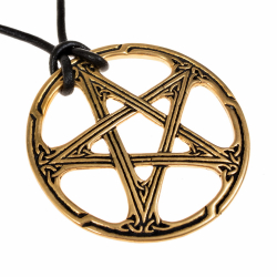 Pentagramm-Anhnger - Bronze