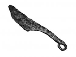 Original Celtic knife find
