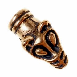 Viking chain end - bronze