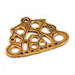 Viking bead divider - silver plated