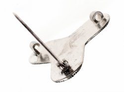 Viking trefoil brooch - back side