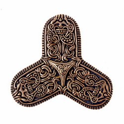 Viking Trefoil brooch - bronze