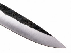 High carbon steel blade - detail