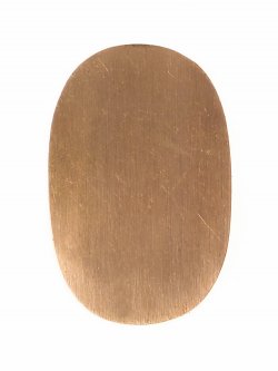 Brass endcap for knife handle making