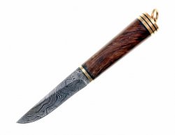 Damascus steel Viking knife