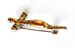Kreuzfibel aus Norwegen - Bronze