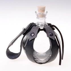 LARP glass canteen - side