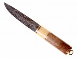 Damascus steel Viking knife