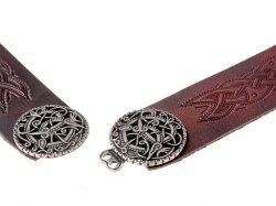 Celtic embossed belt - opened