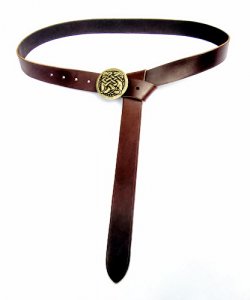 Buckle keltische Hunde - braun