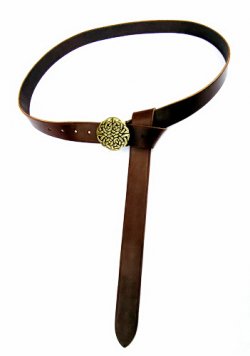 Larp-Belt celtic knot - brown