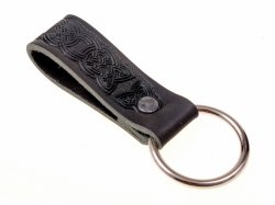 Embossed ring holder - black