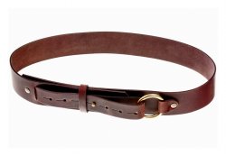 LARP leather belt - black