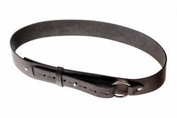 LARP leather belt - black