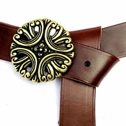 Larp-Belt with floral Buckle