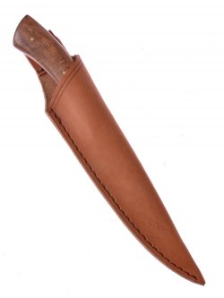 Celtic knife in leather sheath