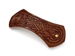 Leather Barrette Motif 3: Arabesque