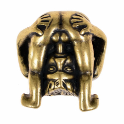 Leckarsch Figurine - messingfarben