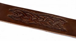Keltisches Leder-Armband - Detail