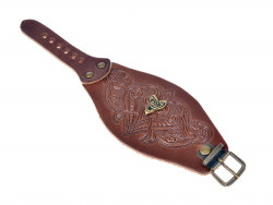 Medieval wristband - brown