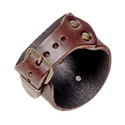 Leather bracelet - closure