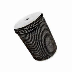 100 m Spool with round Leather Lace - 2 mm